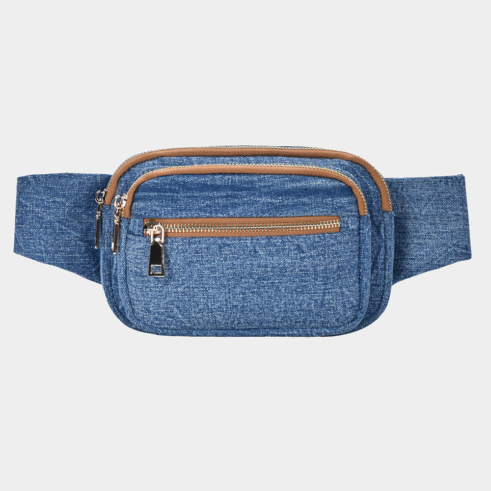 Haley Denim Fanny Pack