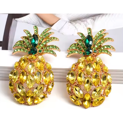 Juicy Earrings (Original Pineapple)