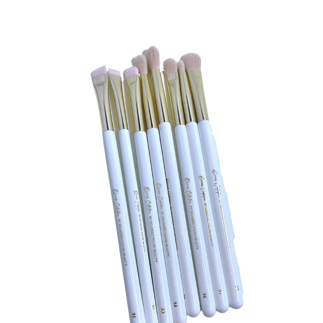Queens Collection Eye Brush Set – 8-Piece