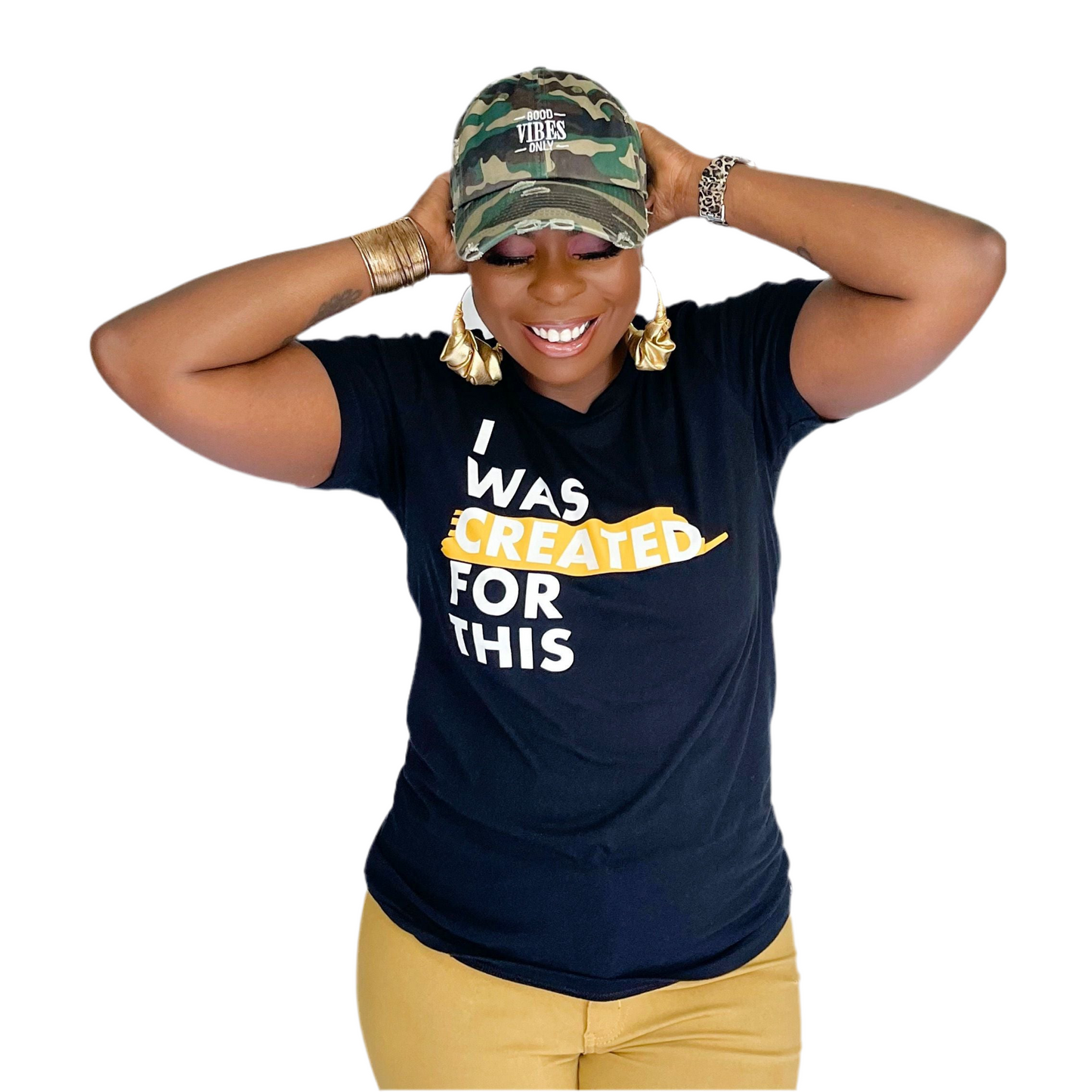 Good Vibes Only Hat - Camouflage