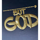 But God - 3D Puff Metallic