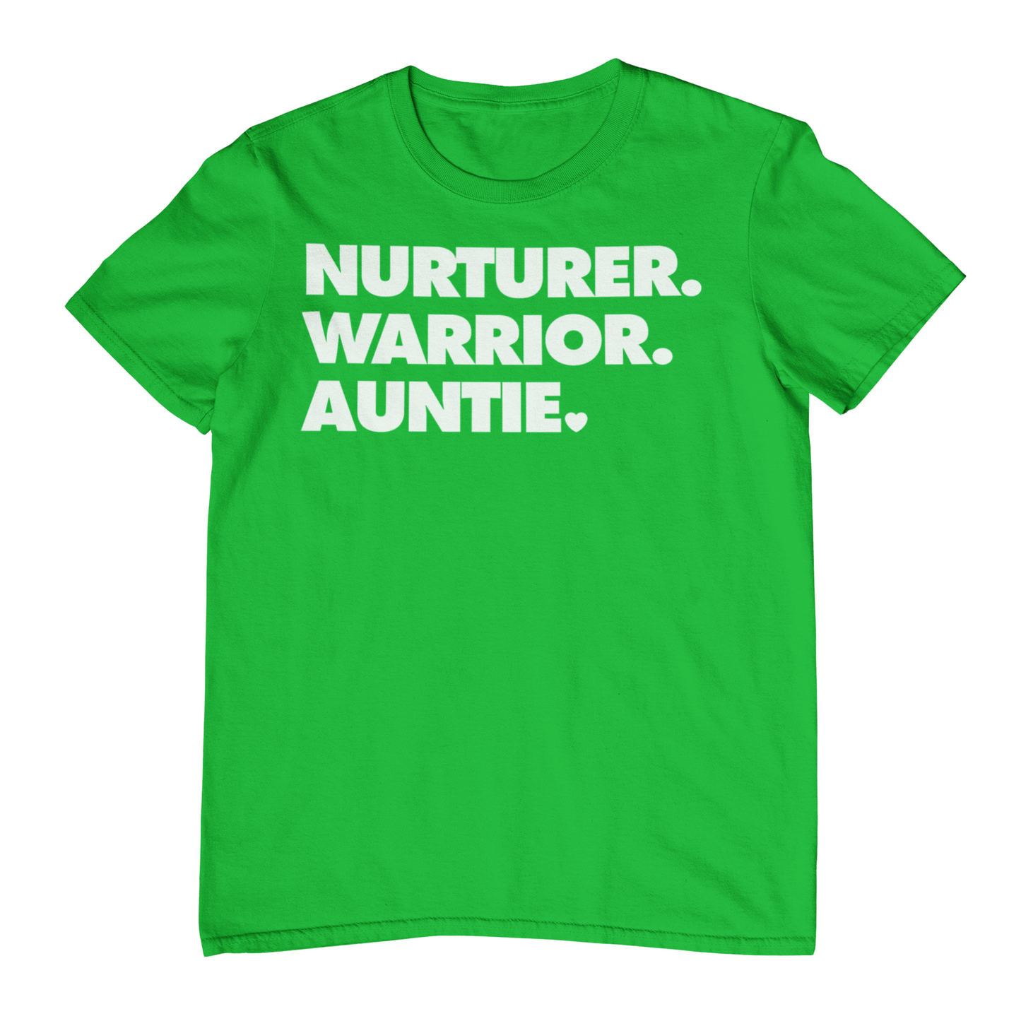 NURTURER. WARRIOR. AUNTIE. - Crew Neck T-Shirt