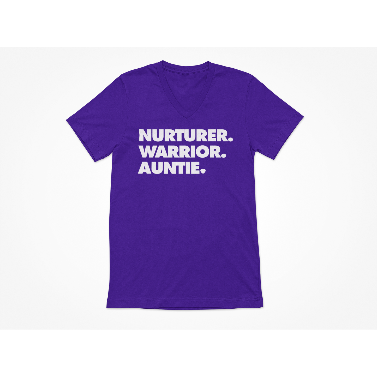 NURTURER. WARRIOR. AUNTIE. - V-Neck T-Shirt