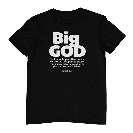 Big God Tshirt - Black & White