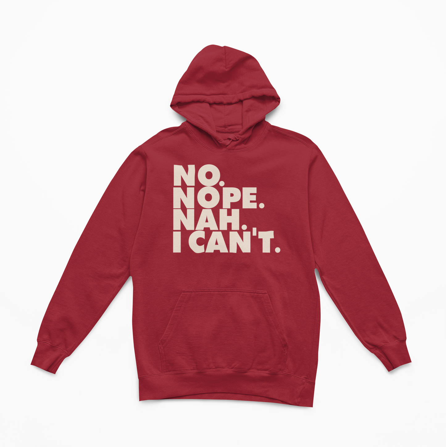 Say It How You Need - Hoodie - Cardinal