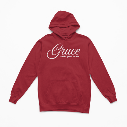 Grace Looks Good On Me - Hoodie - Cardinal