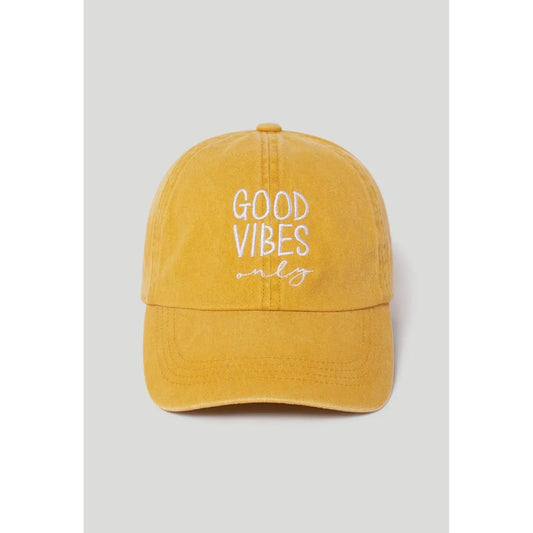 GOOD VIBES ONLY - Baseball Cap