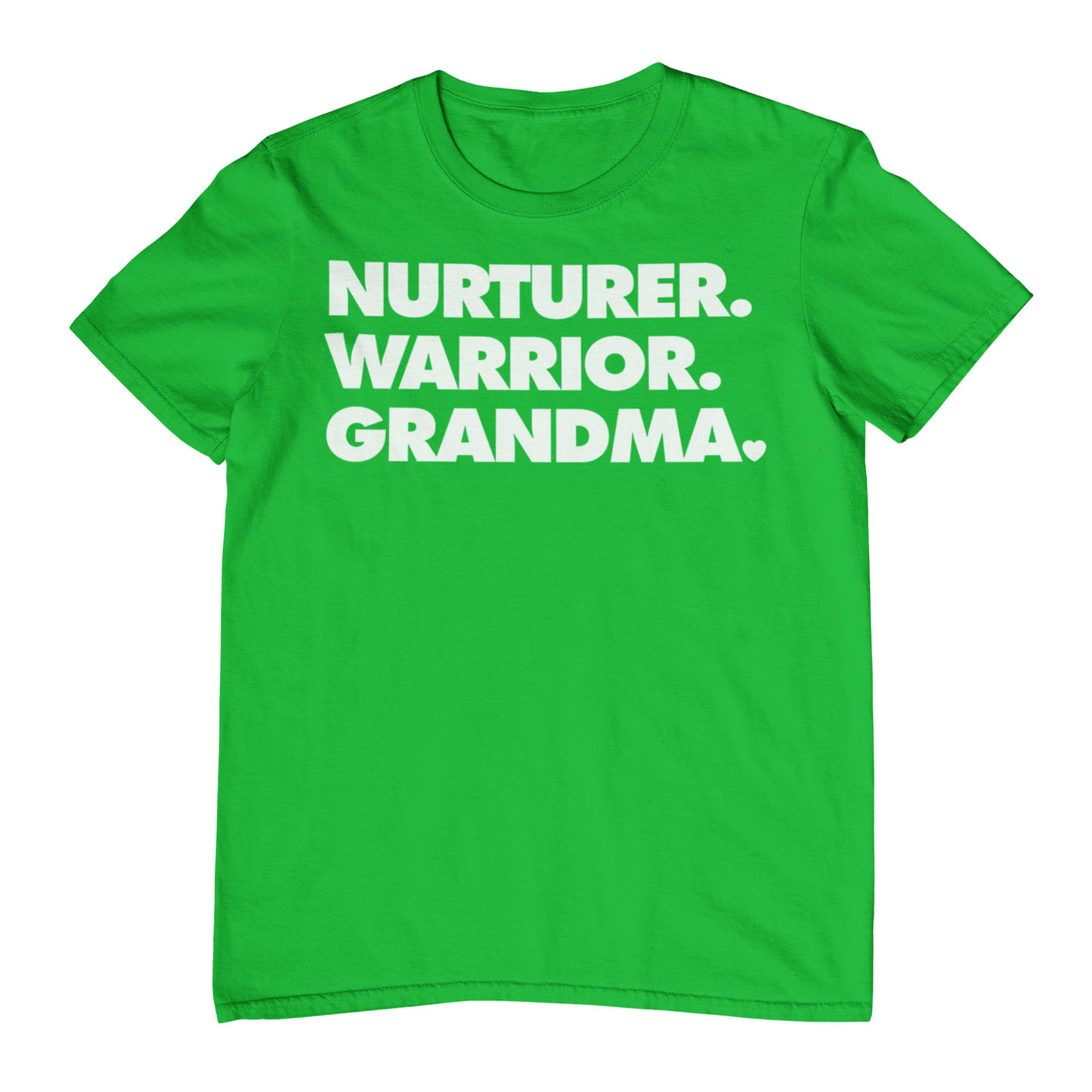 NURTURER. WARRIOR. GRANDMA. Crew Neck T-Shirt
