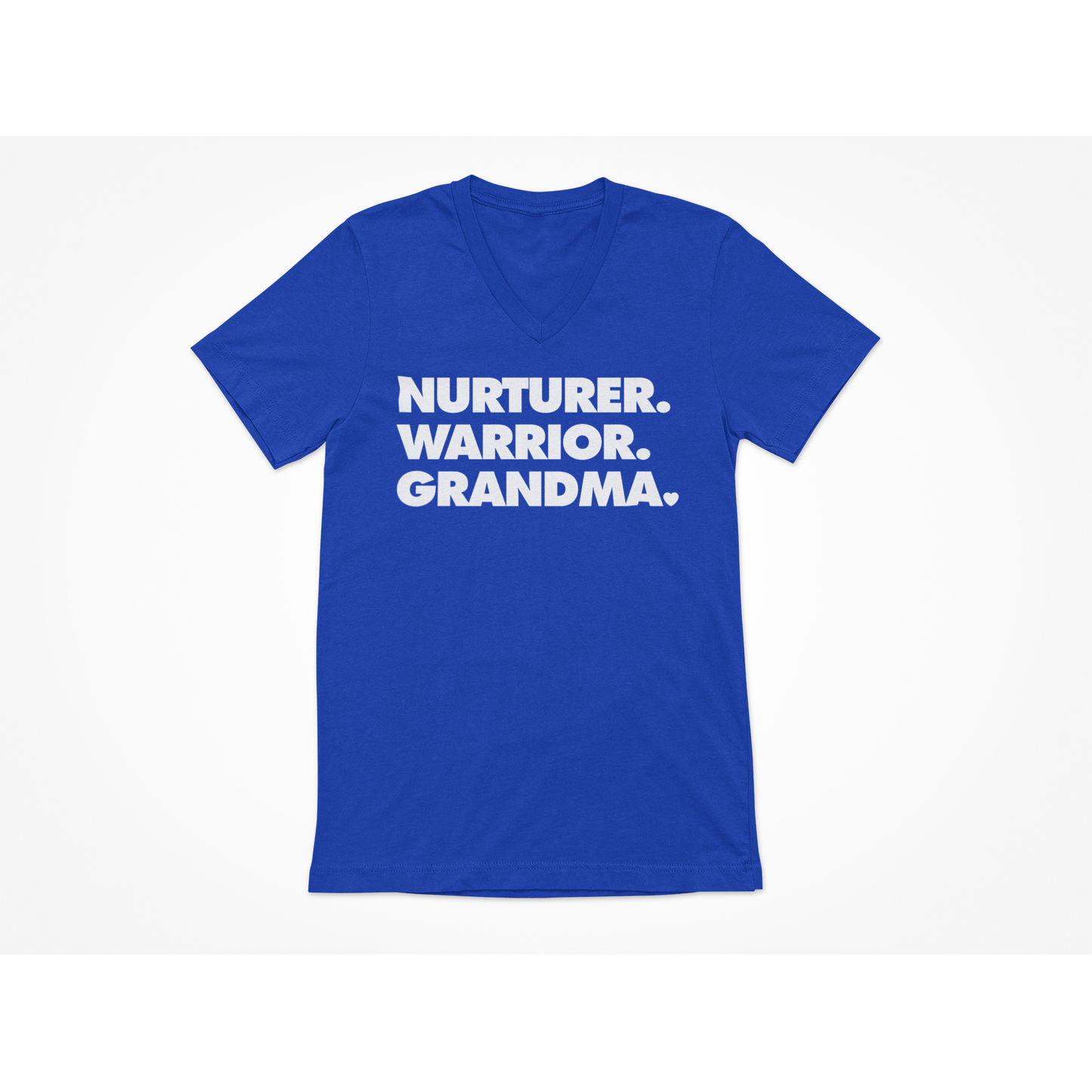 NURTURER. WARRIOR. GRANDMA.  - V-Neck T-Shirt