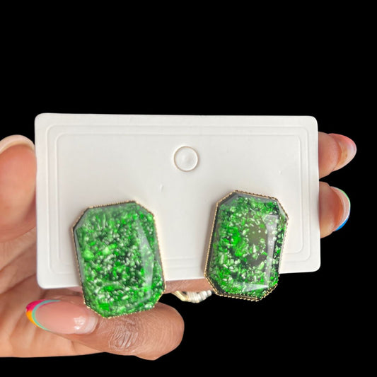 Green Goddess Earrings