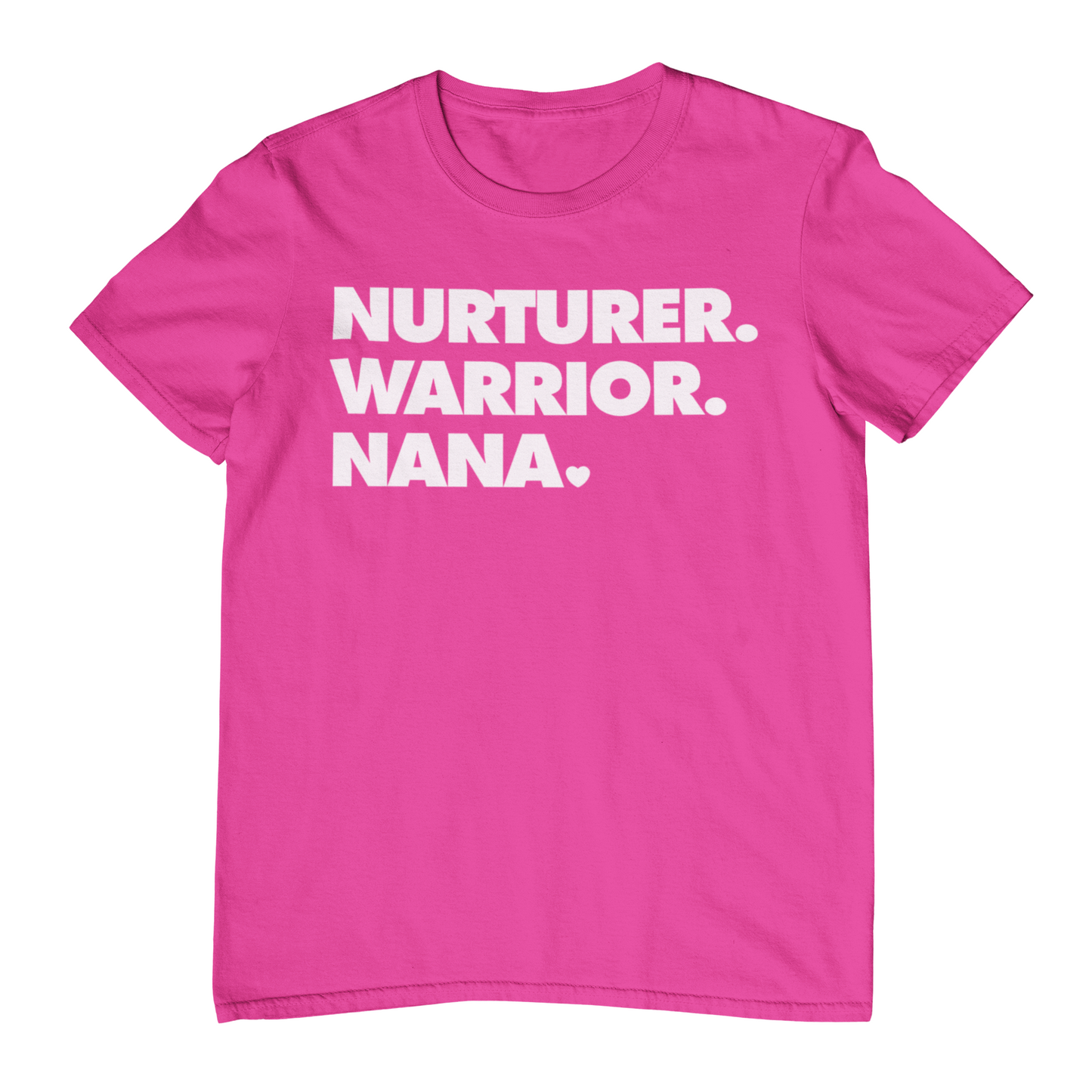 NURTURER. WARRIOR. NANA. - Crew Neck T-Shirt