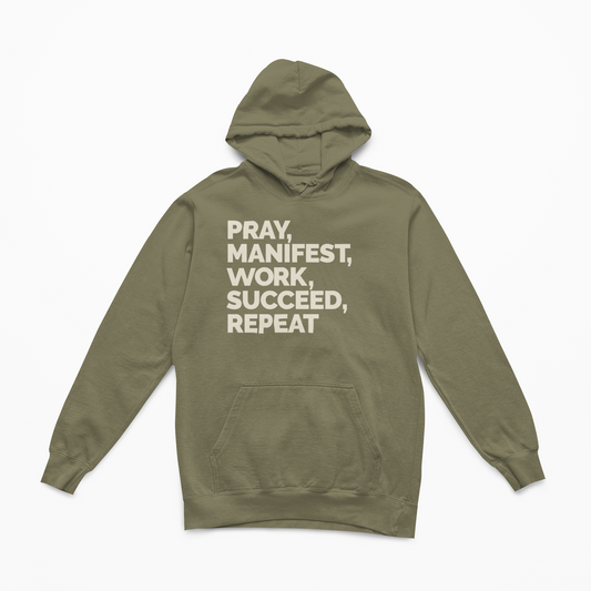 Built to Bloom - Hoodie 2026 - Olive Green w/ Cream