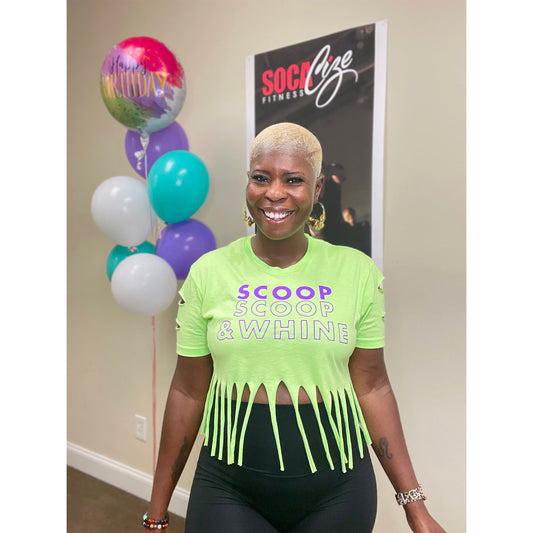 Scoop & Whine Tee - NON Fringe Cut